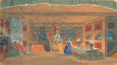 Stage design for Rimsky-Korsakov